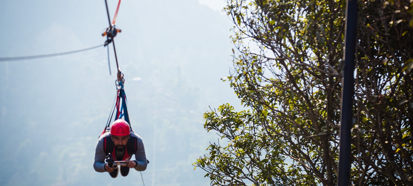 Zipline in Nepal