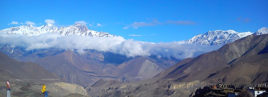 View of Mountains from Jomsom