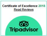 Tripadvisor Certificate of Excellence 2018