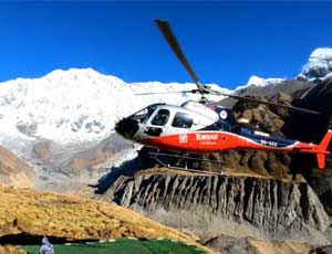 Annapurna Base Camp Trekking return by Helicopter