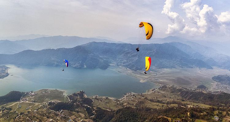 Paragliding from Sarangkot (1600m), Pokhara