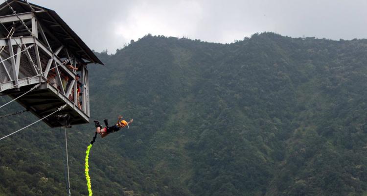 Bunjee Jumping in Pokhara