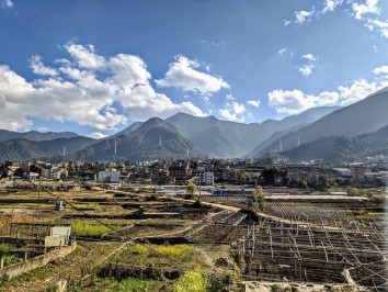 View from Chandragiri