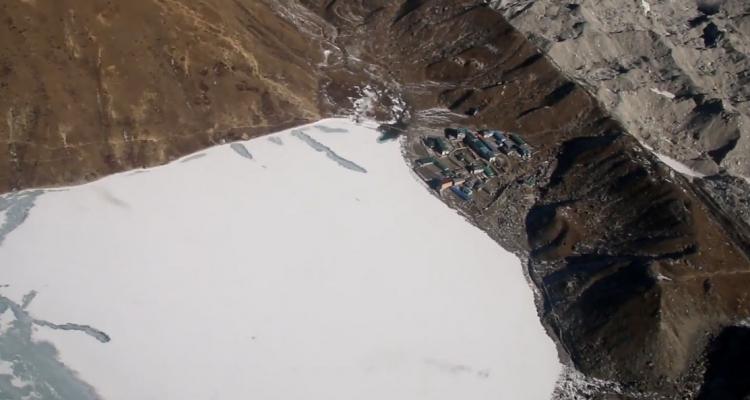 Gokyo Lake from Everest base camp heli tour