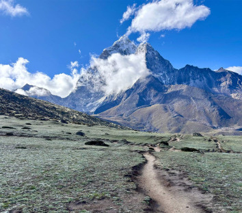 Green Everest Region during Monsoon Season