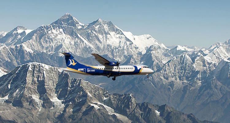 Mountain Flight in Nepal