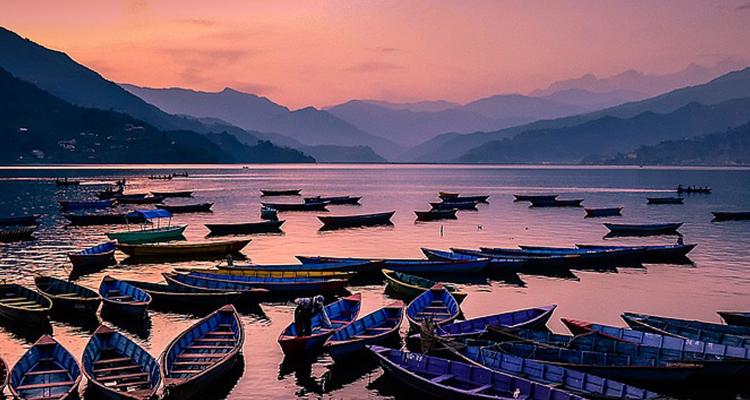 Fewa Lake in Pokhara 