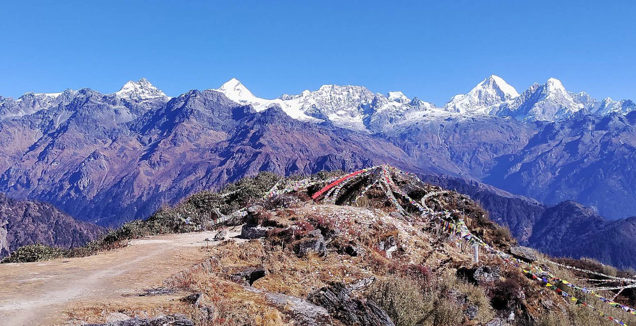 Himalayan Range view from Ama Yangri Peak