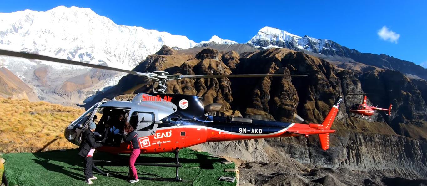 Annapurna Base Camp Tour by Heli From Pokhara