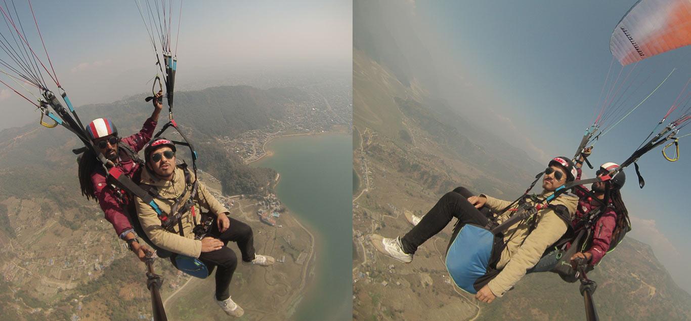 Paragliding in Nepal